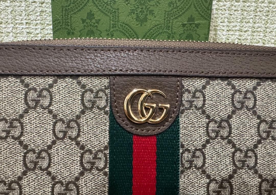 GUCCI GGキャンバス 長財布 m