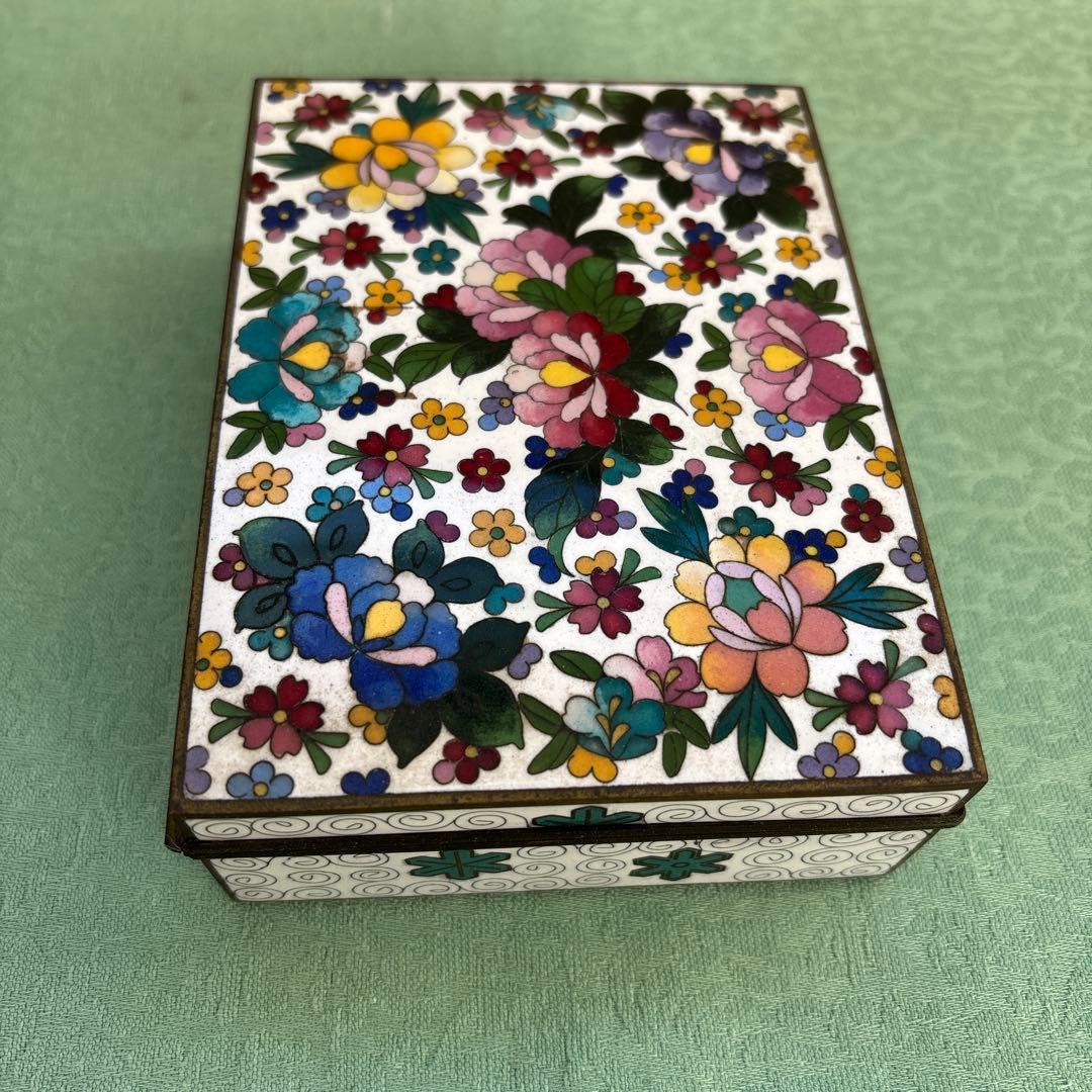 ヴィンテージ　七宝焼　宝石箱