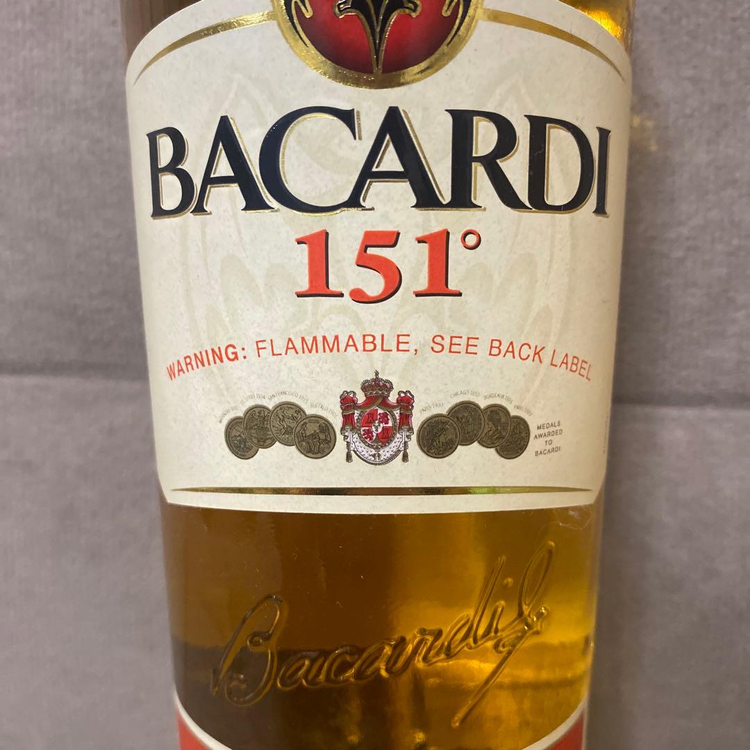 バカルディ151° 750ml 1本　アルコール分75.5度