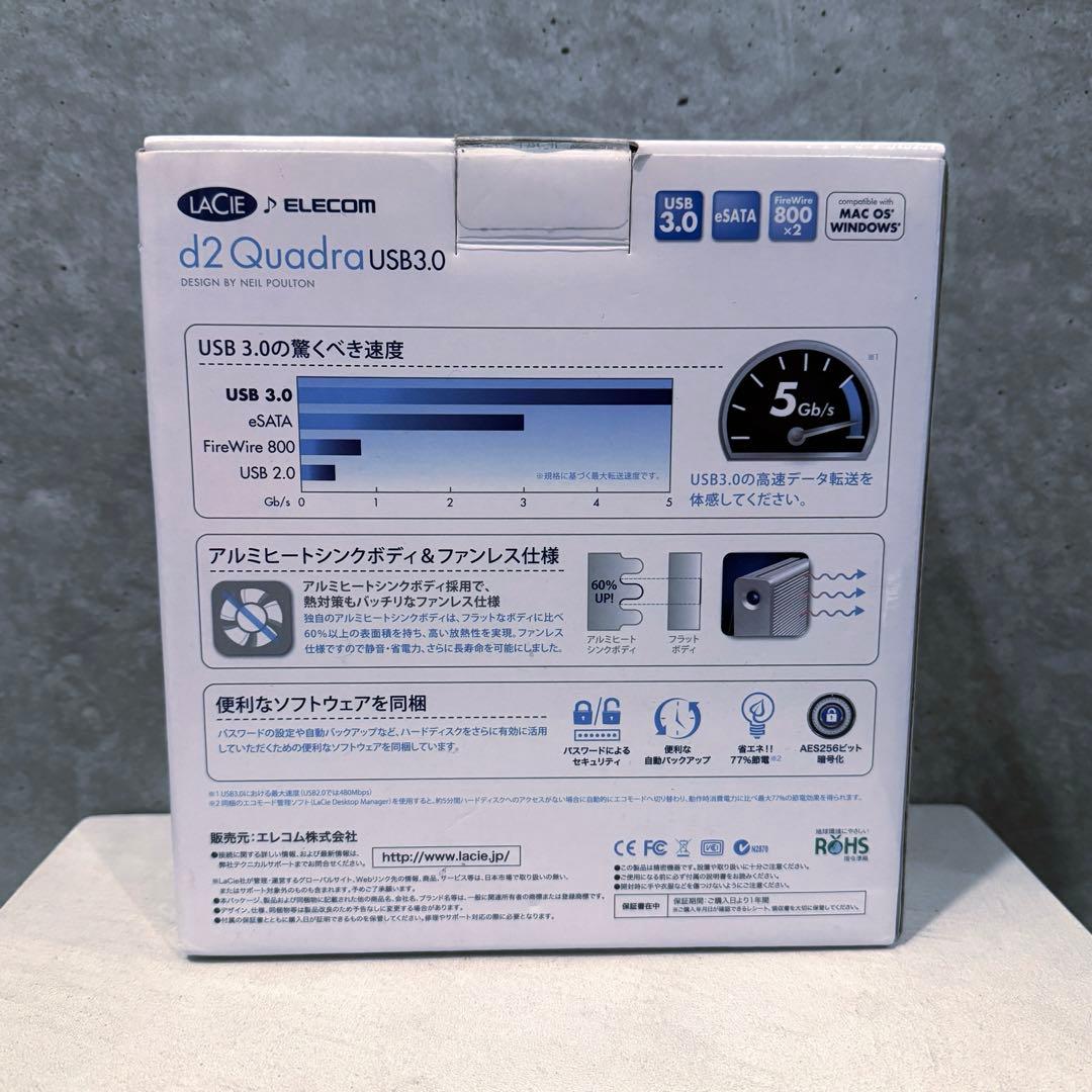 LACIE d2 Quadra USB3.0 3TB 外付けHDD
