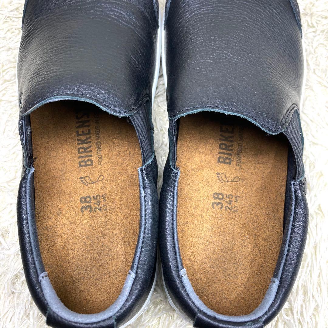 『極美品』BIRKENSTOCK QS 400 安全靴 スリッポン ブラック 黒