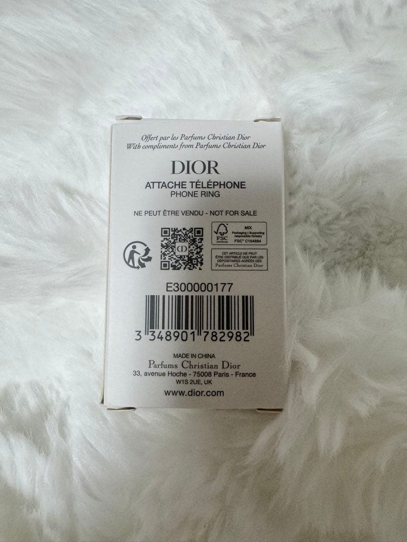 Dior ノベルティ　ミラー付きスマホスタンド
