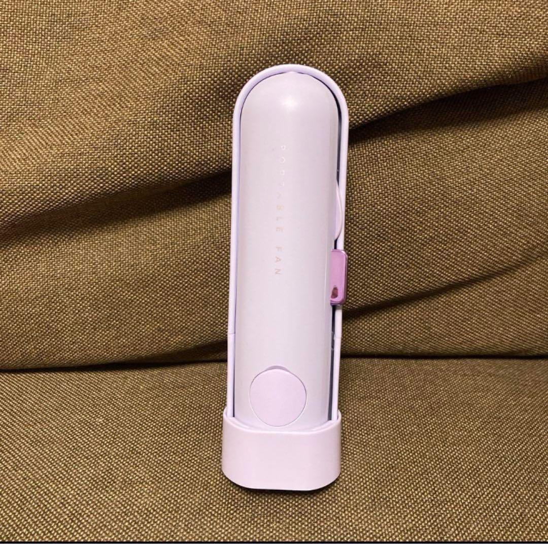 ハンドヘルドファンポータブルミニUSBファン2ギア風速180°