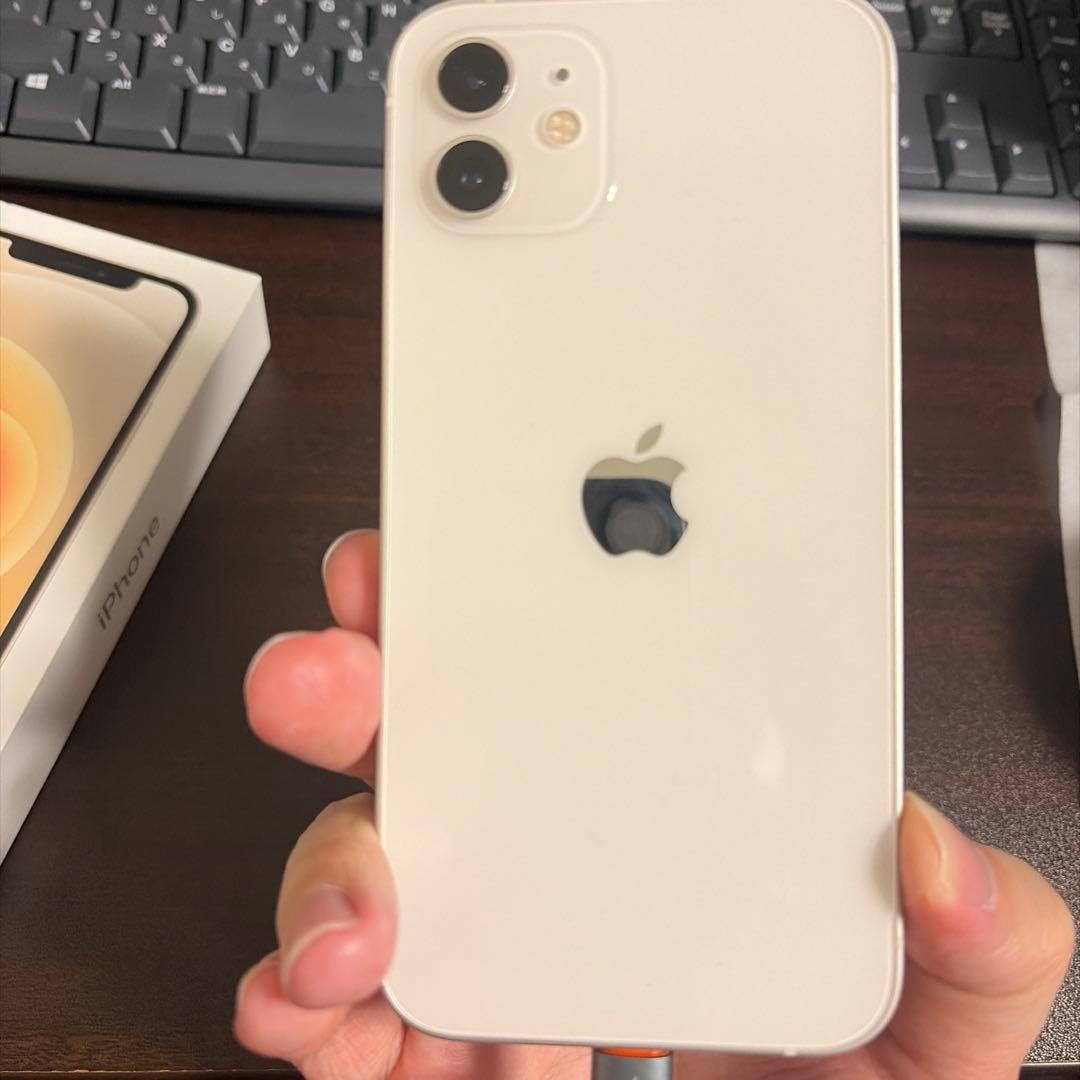 【バッテリー100%】iPhone 12 ホワイト 本体 64GB SIMフリー