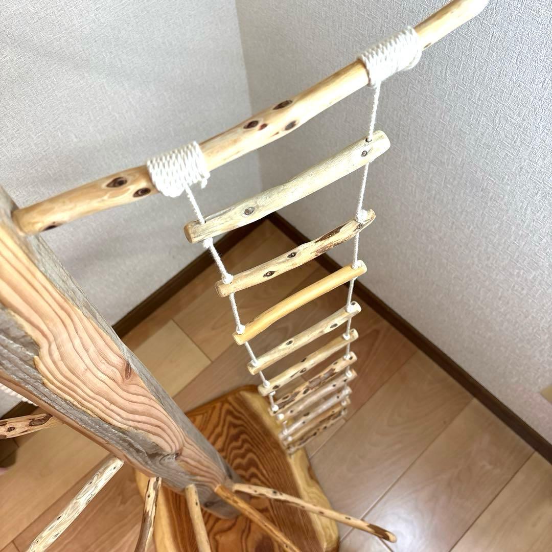 【中型鳥用】螺旋状スイスイ登れる♬バードアスレチック