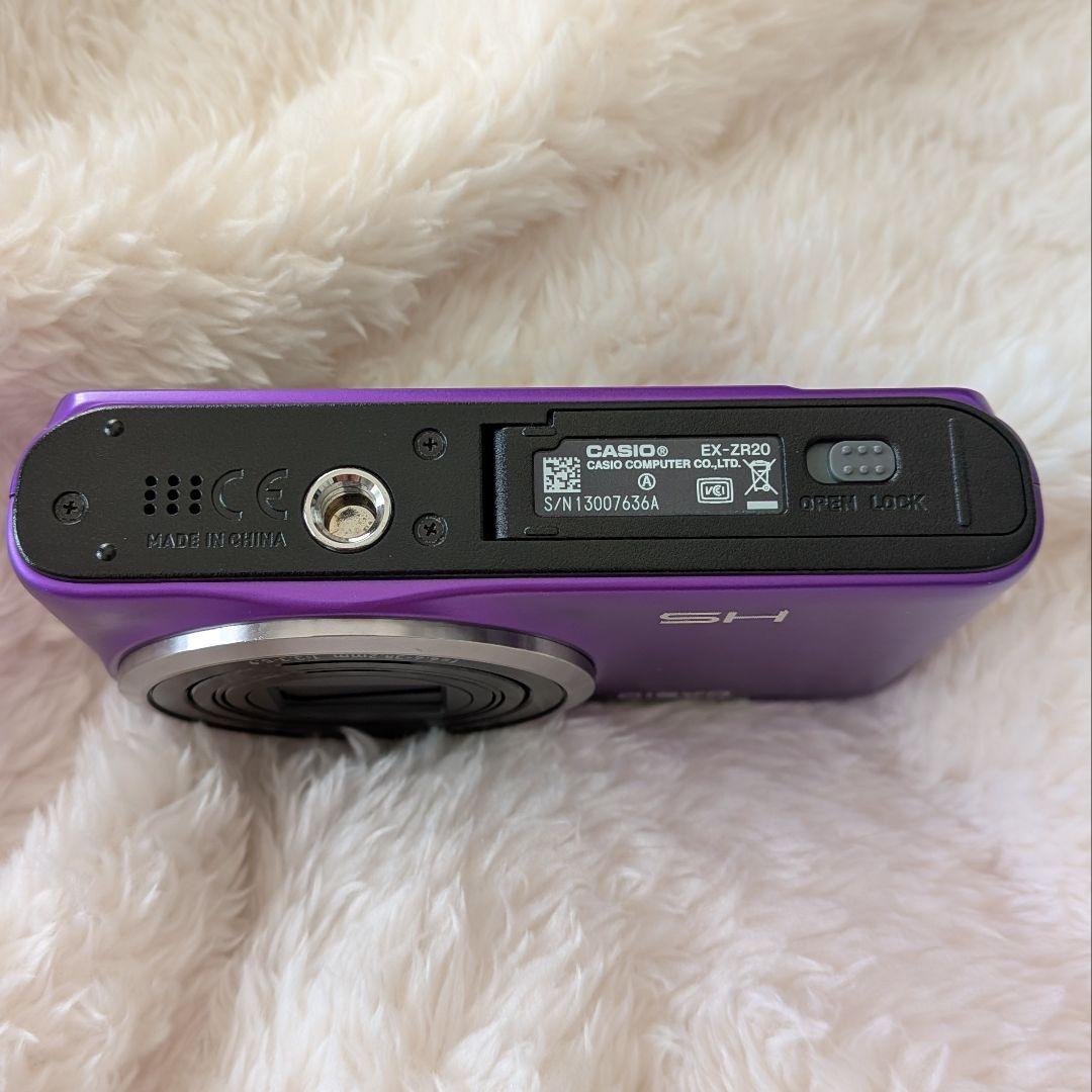 CASIO EXILIM EX-ZR20 紫 箱付 Y2K 動作OK