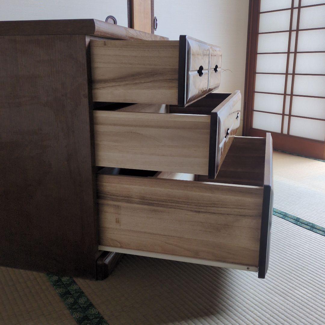 【美品】昭和レトロ 押入れタンス 木目調 和風タンス 引き出し
