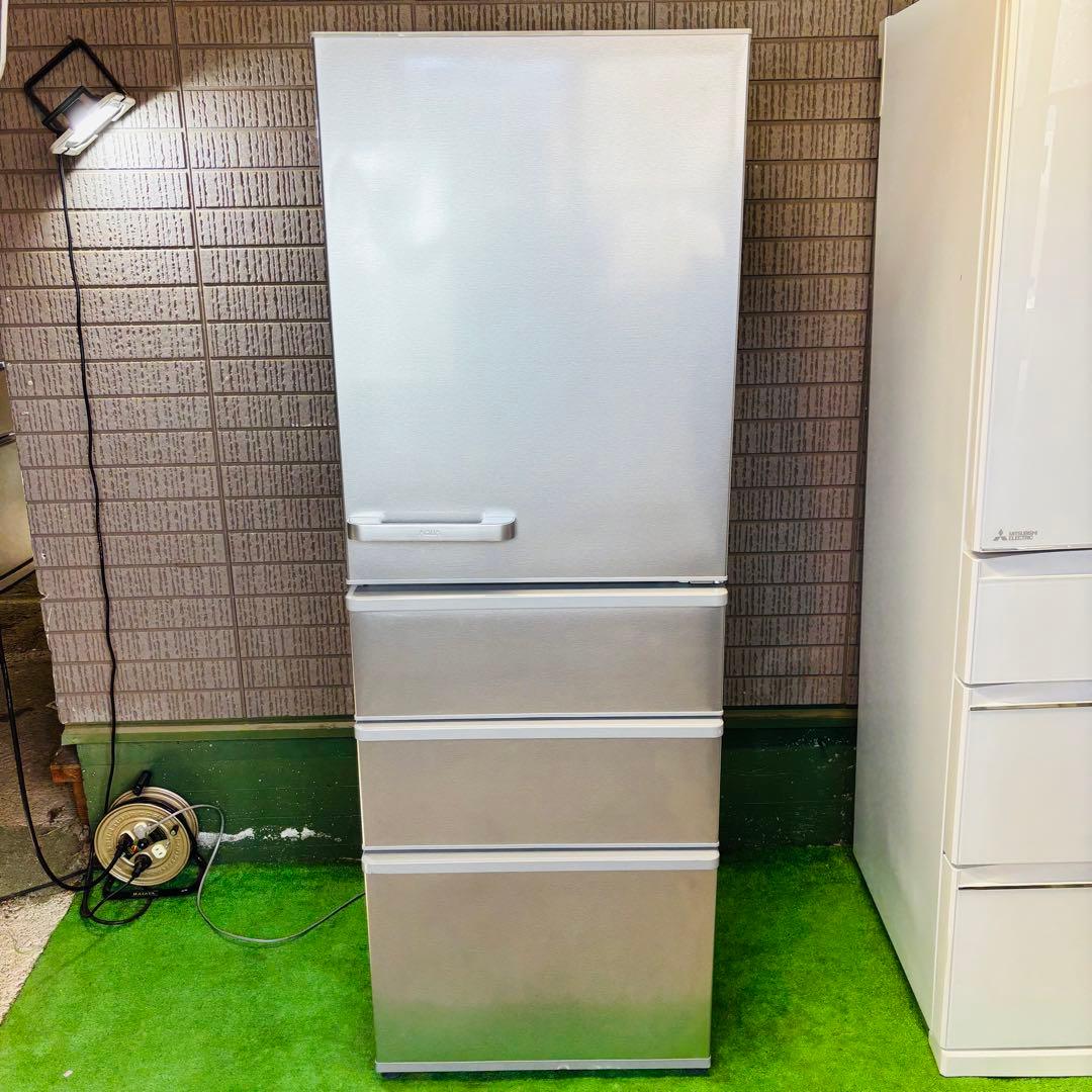 美品 355L 冷蔵庫 大容量 人気モデル 22年製 アクア【地域限定配送無料】