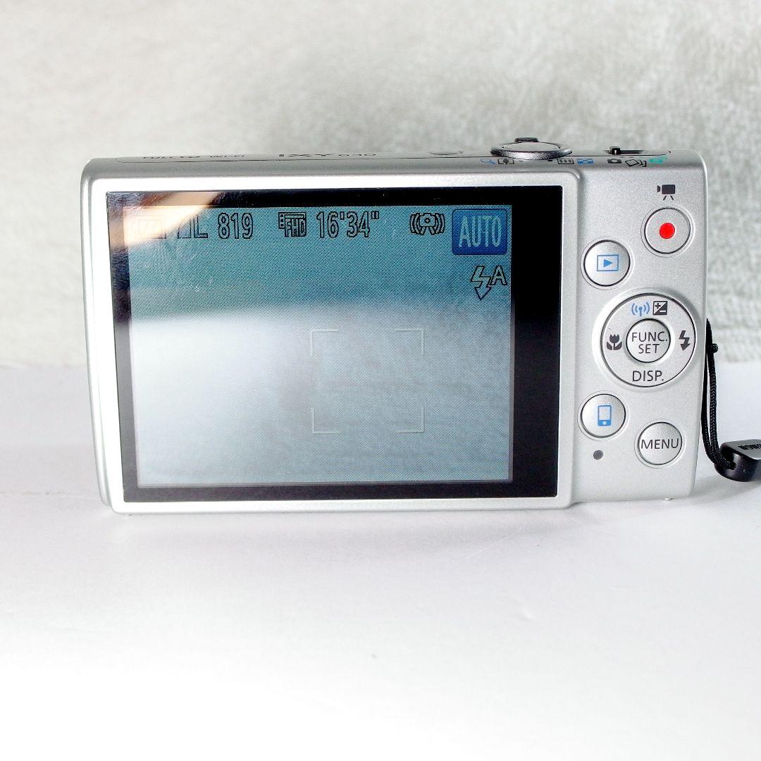 完動 美品 Canon IXY 630 シルバー ストラップ カメラケース付