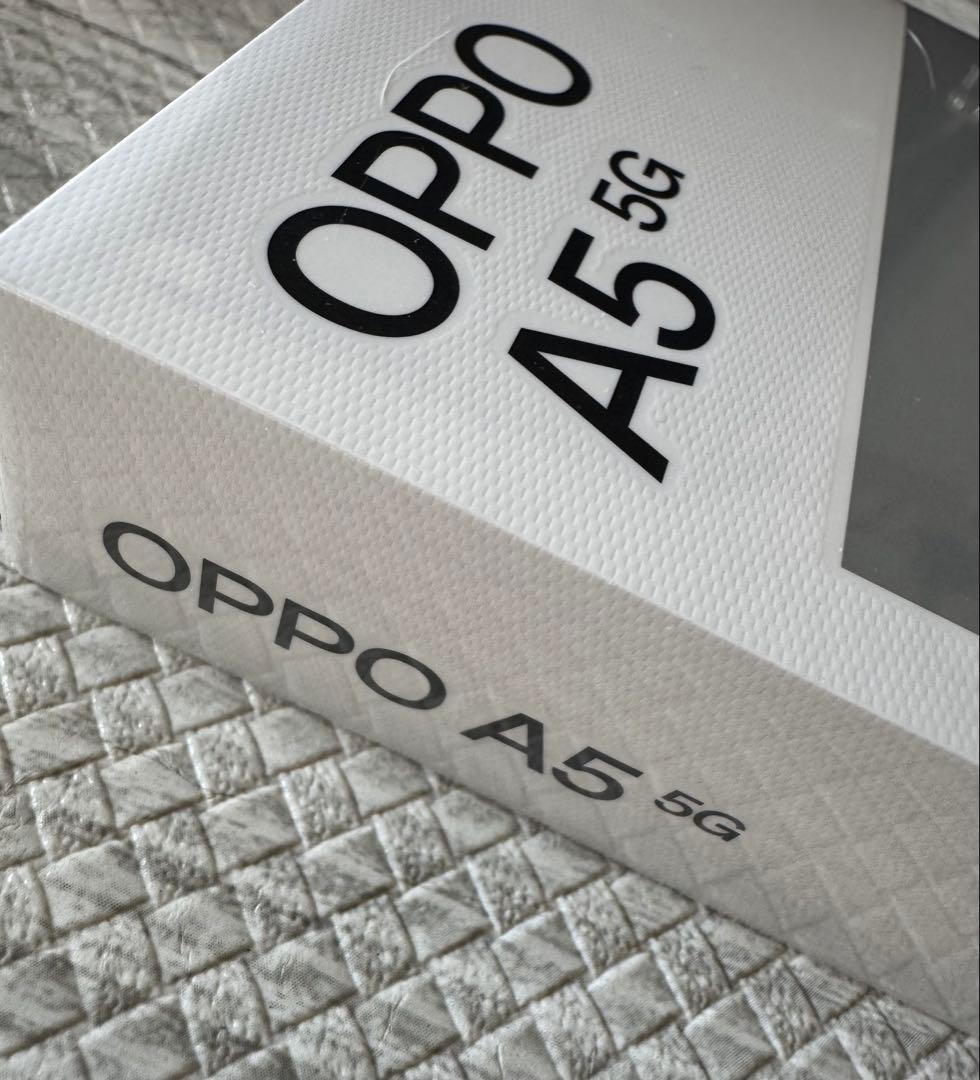 ☆新品未開封OPPO☆A5 5G CPGO6SGAグリーン 4GB/128GB☆