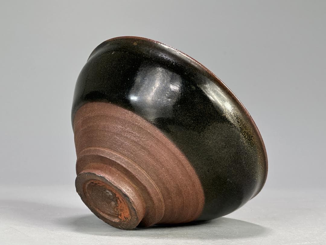 日本美術　天目茶碗　時代茶碗　黒釉茶碗