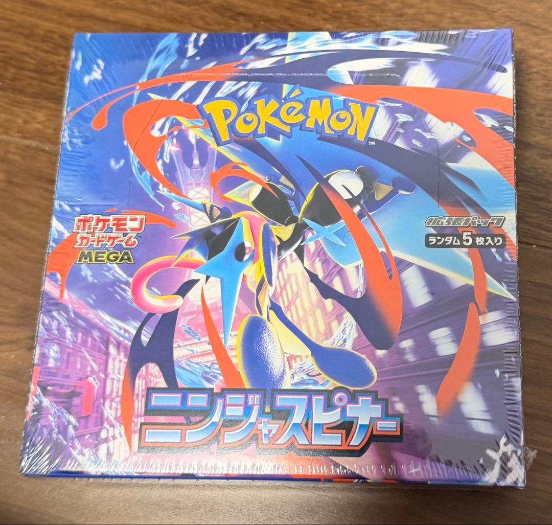 ゆ*こ様 ポケモンカードゲームMEGAニンジャスピナー　シュリンク付　1箱