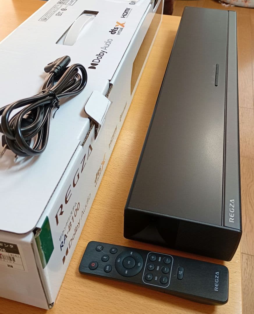 REGZA RA-B100 サウンドバー　新品同様