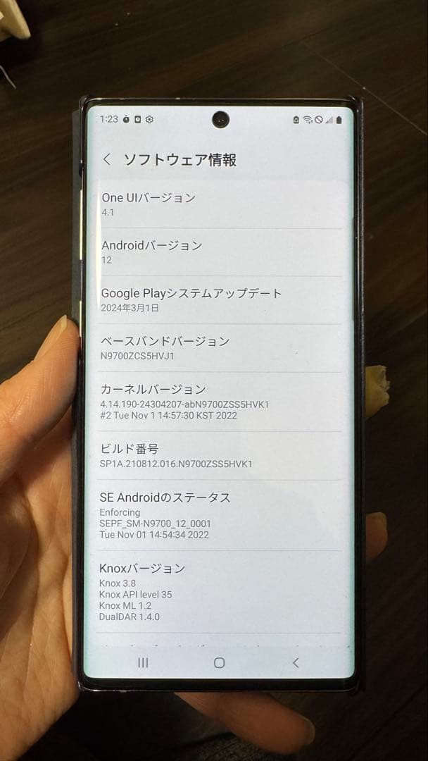 スマートフォン本体 Galaxy Note 10 5G
