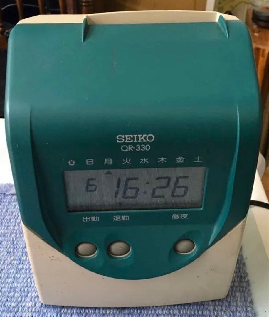 セイコー　タイムレコーダー　QR-330