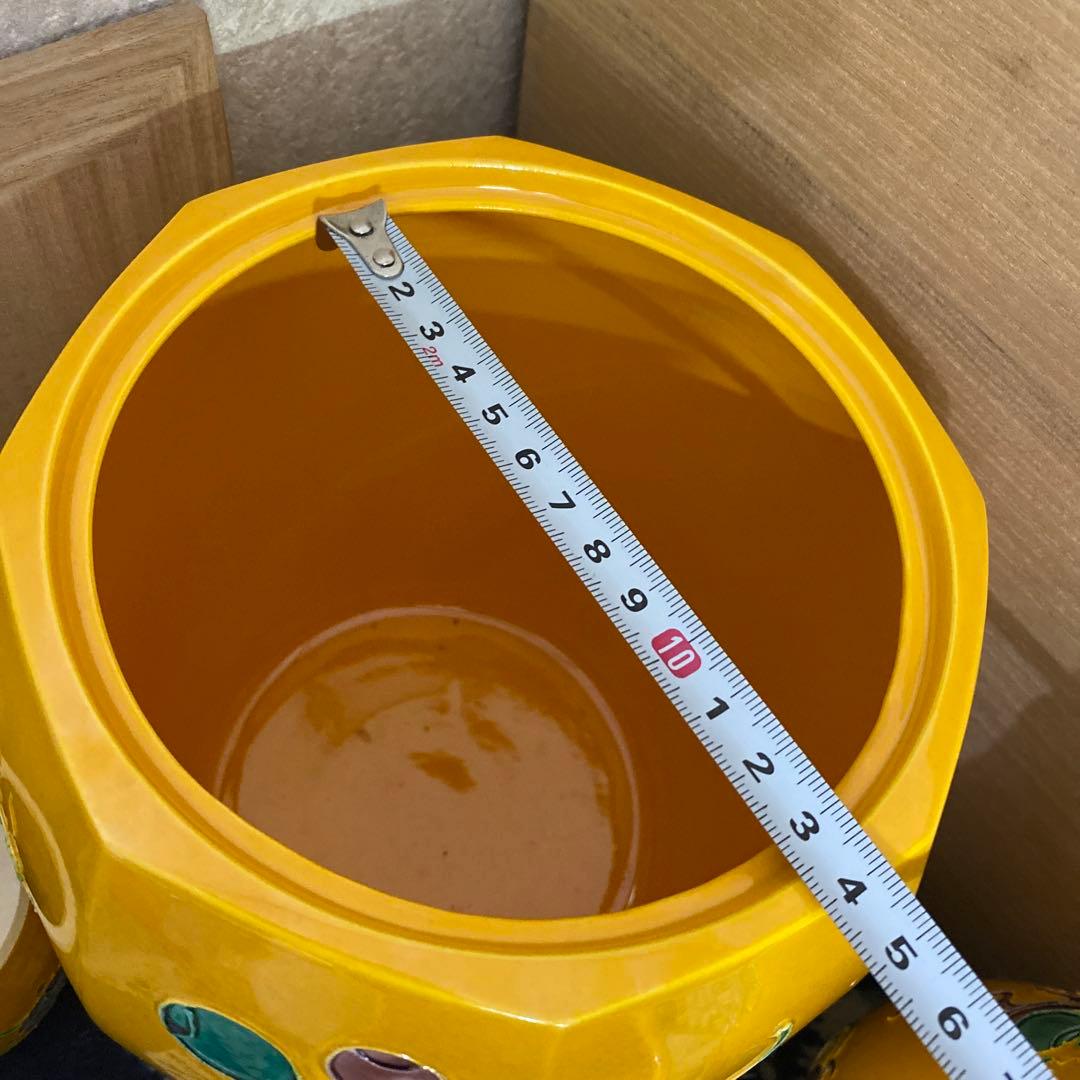 勝見永泉 淡々斎好写 黄交趾宝尽し　皆具　茶道具