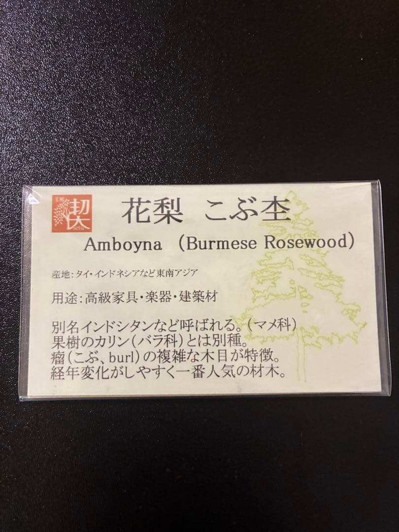 工房楔　コルタ楔　花梨瘤