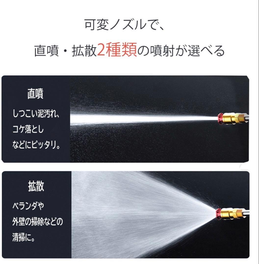 IKEMI充電式 コードレス 高圧洗浄機 24V 洗車 掃除 ホース付き