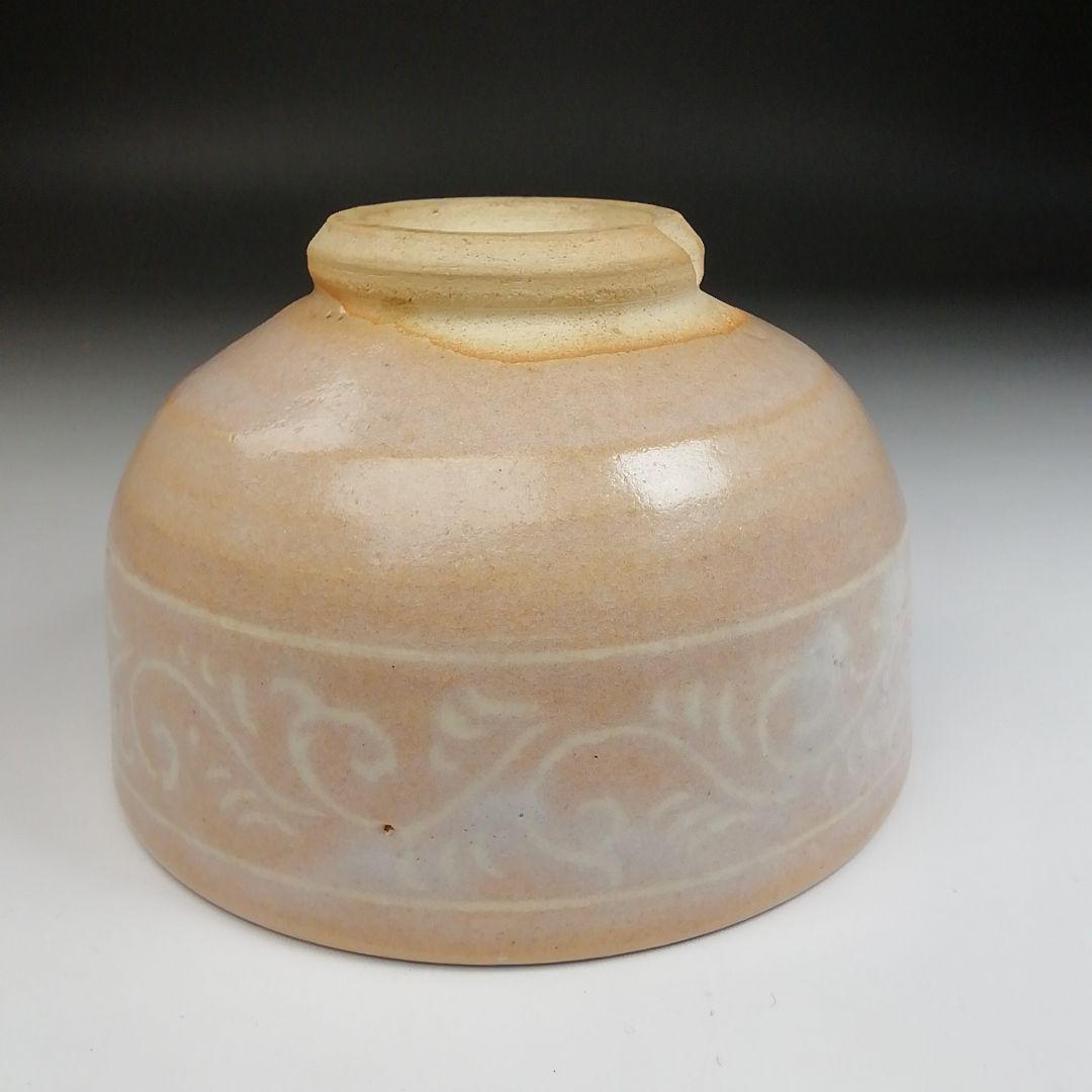 Ｔ３０　茶碗　『萩茶碗』『泉流山　吉賀大雅』　共箱　抹茶碗　茶道具