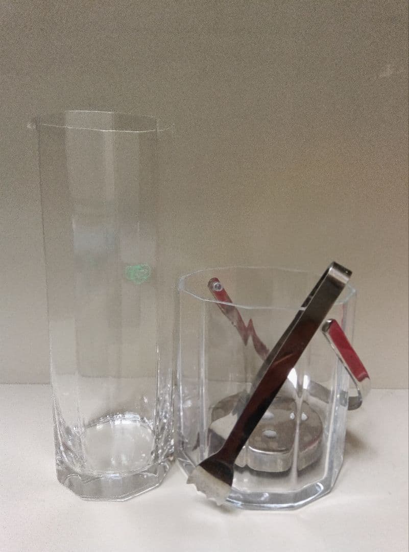 ガラス製 水差しとアイスバケット セット