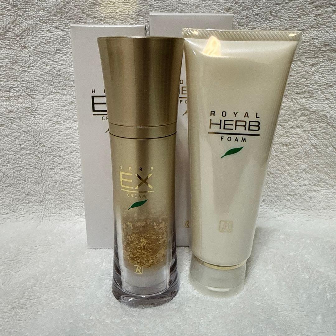 ロイヤルハーブEXクリーム50g・ロイヤルハーブフォーム120g