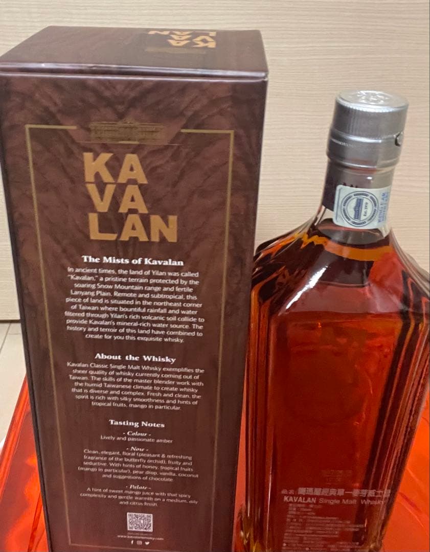 （本日お値下中）KAVALAN SINGLE MALT WHISKY 700ml