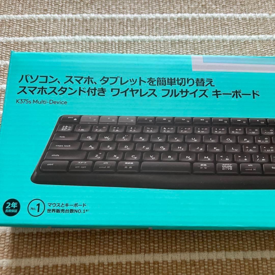 ロジクール ワイヤレスキーボード 無線 K375s