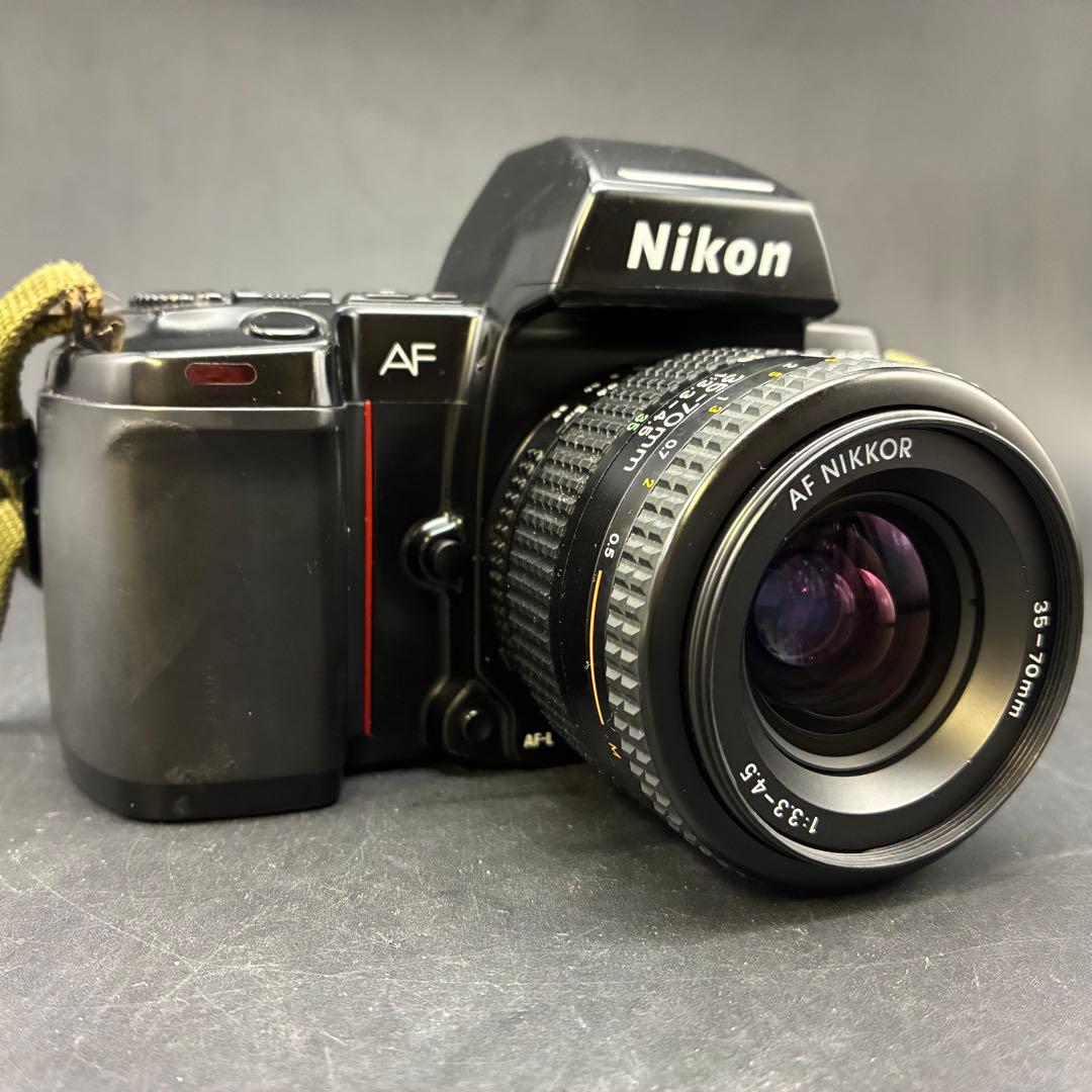 【動作OK】Nikon F-801s 一眼レフMF-20 35-70mmレンズ付