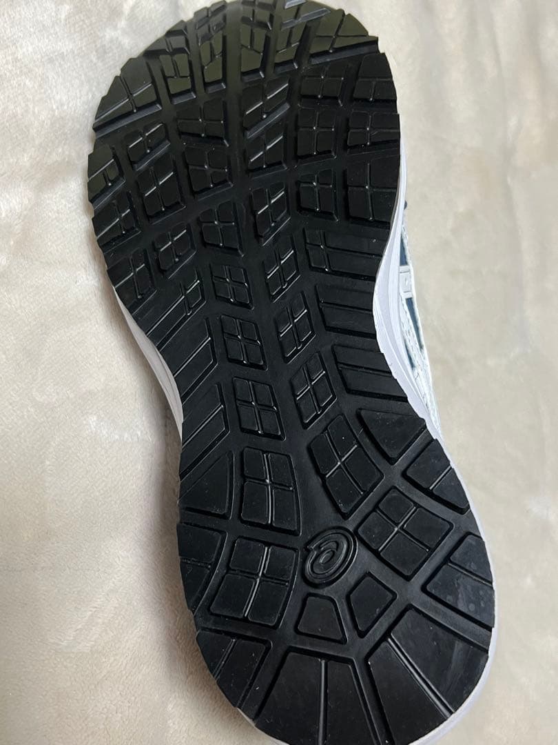 asics 安全靴 ネイビー ベルクロストラップ