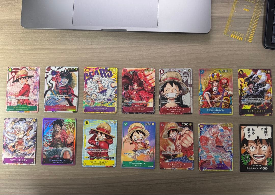 ワンピースカード　ルフィ セット