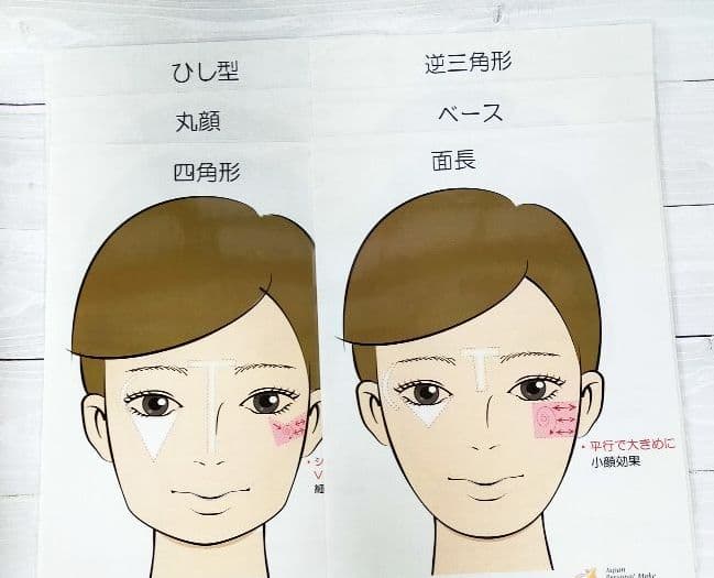 【最終お値下げ★超希少★23枚セット】メイク用 顔イラスト