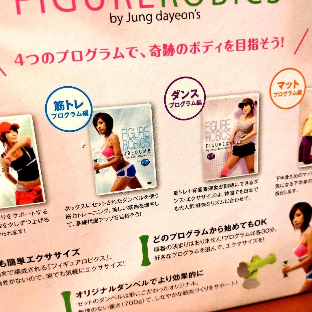 チョンダヨン　フィギュアロビクス　スペシャルDVD４枚セット　ダンベル２本付き