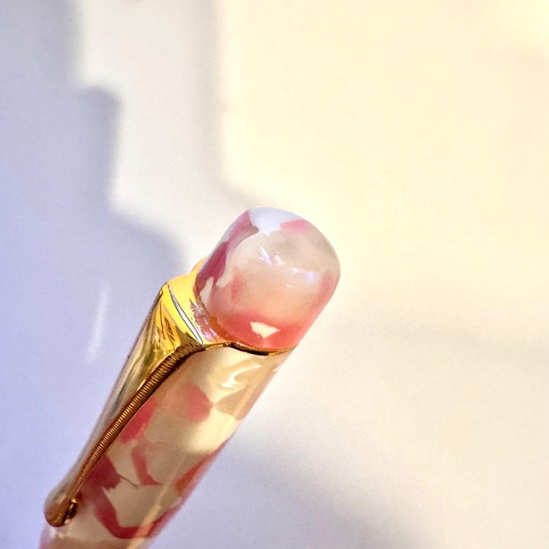 大西製作所 アセテート 万年筆 キャップ式 ピンク ホワイト 桜