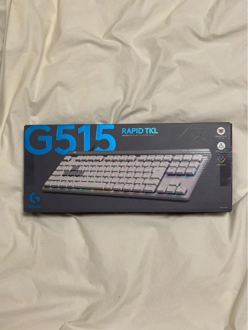 ジャンク品です　G515 RAPID TKL ホワイト　キーボード