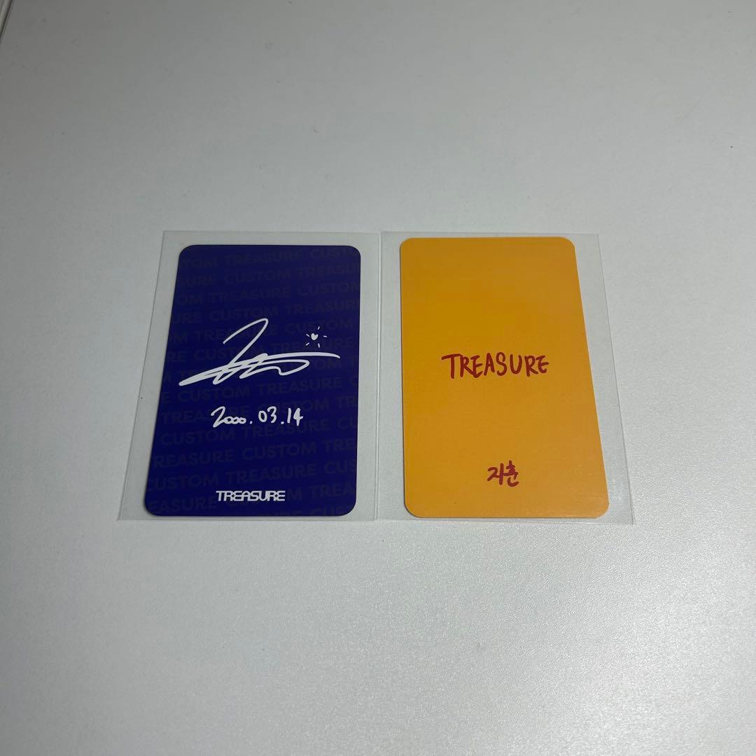 TREASURE costum md 特典 トレカ ジフン