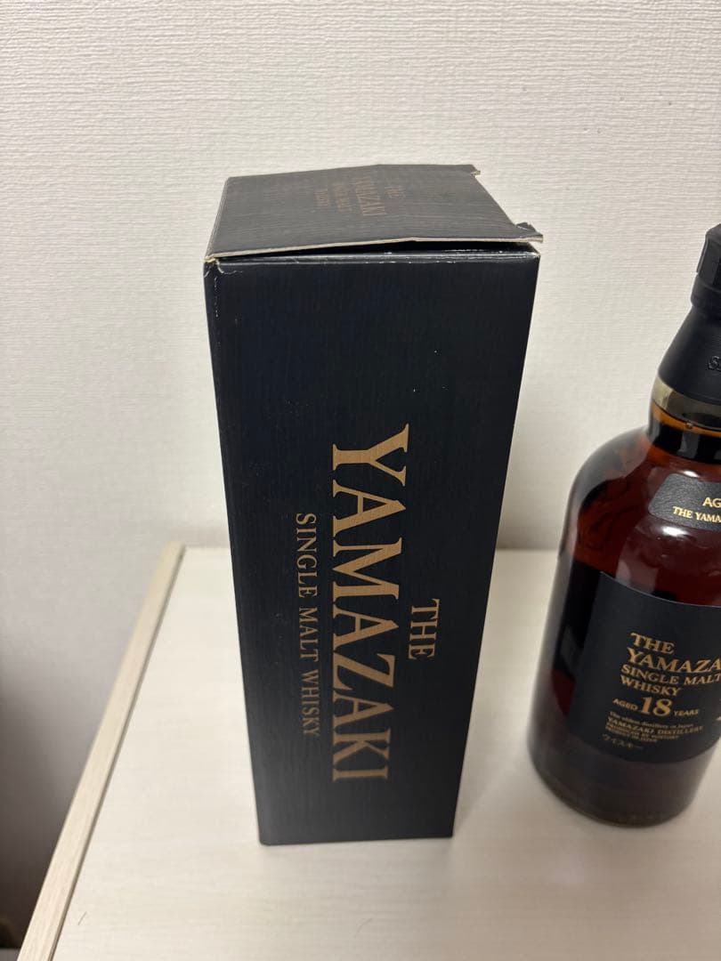 （希少）サントリーシングルモルト山崎１８年 旧ボトル　７００ｍｌ　１本