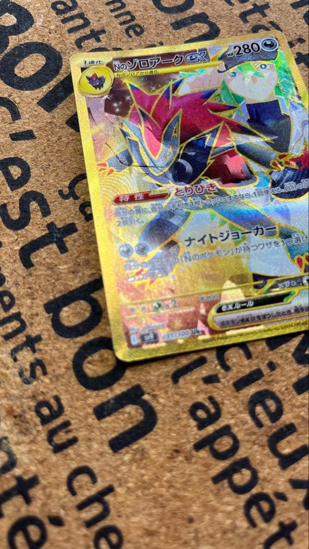 Nのゾロアーク　エラー