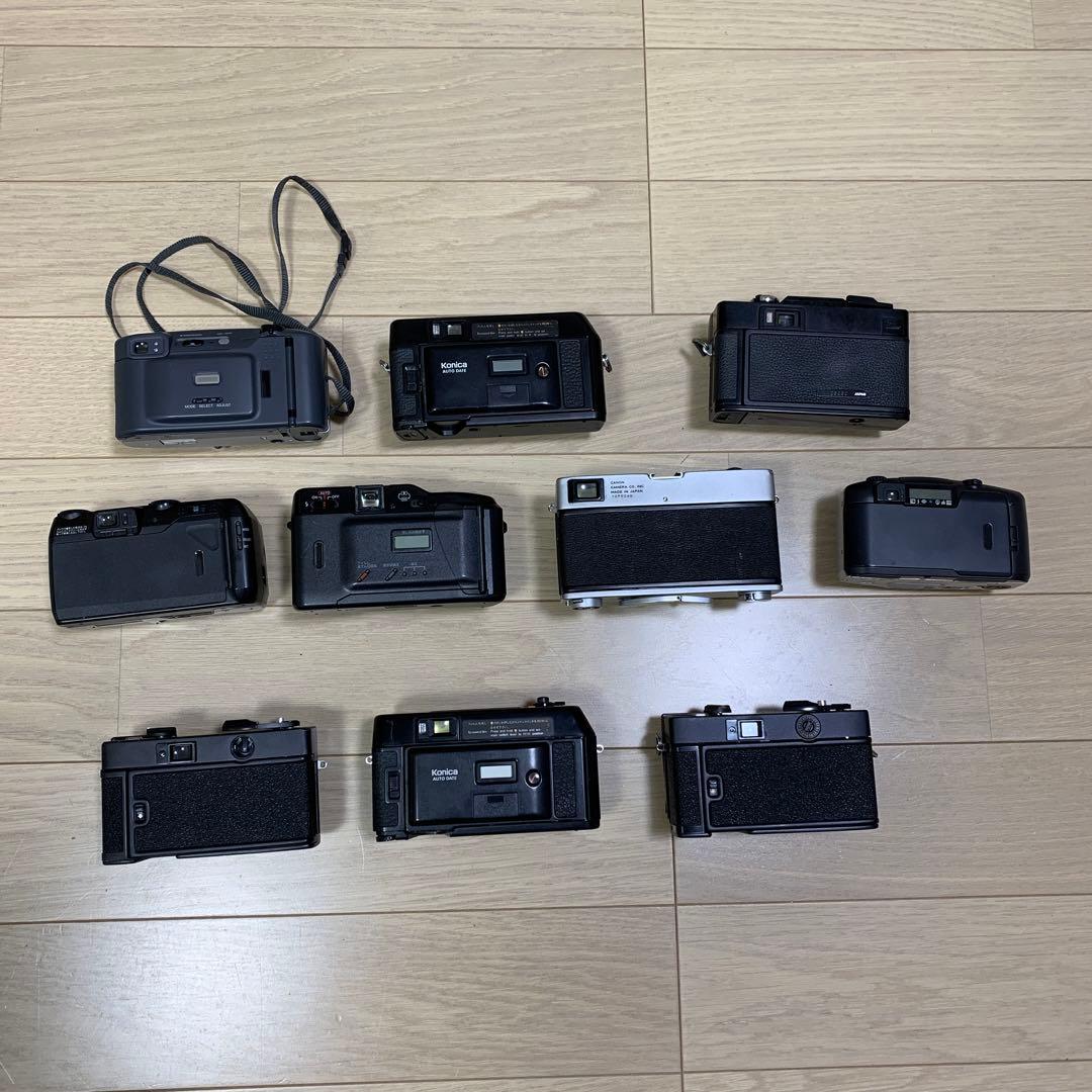 Canon KONIKA MINOLTA Ricoh フィルムカメラ10点まとめ
