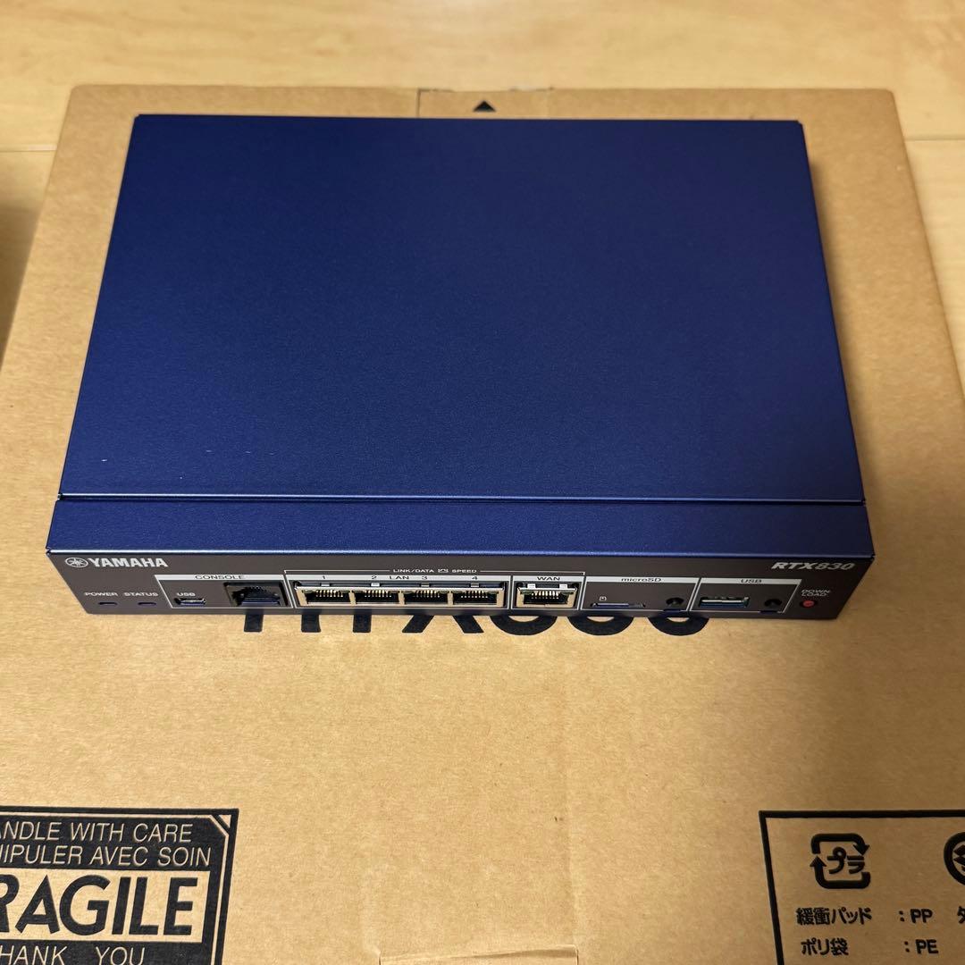 【美品中古】YAMAHA RTX830 ルーター