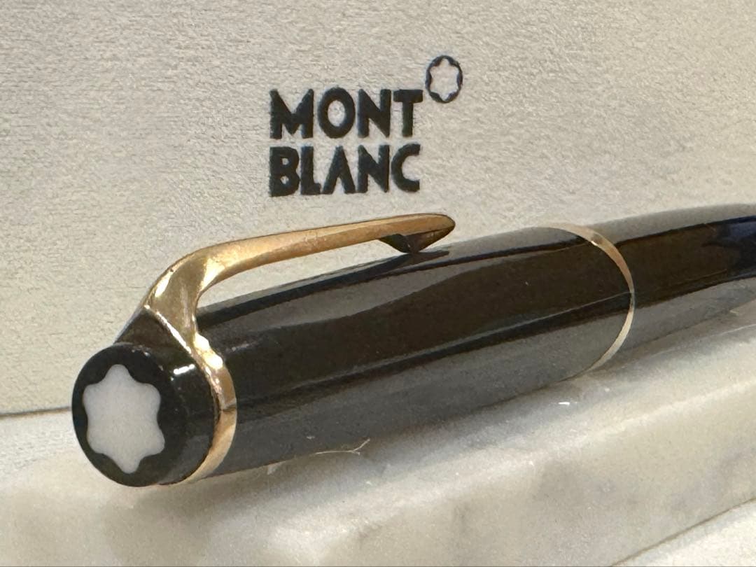 【極美品】モンブラン万年筆 No12 1960s ペン先18c 750 ブラック