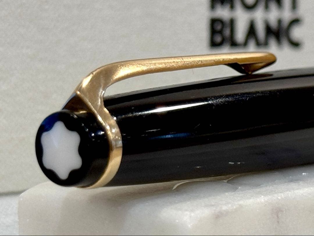 【極美品】モンブラン万年筆 No12 1960s ペン先18c 750 ブラック