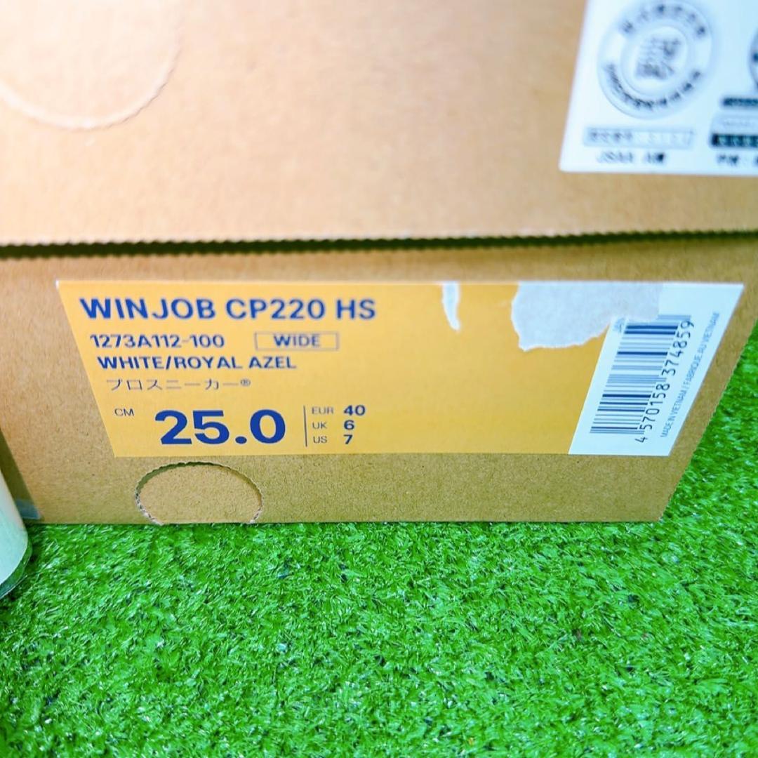 新品未使用! アシックス ウィンジョブ CP220 HS