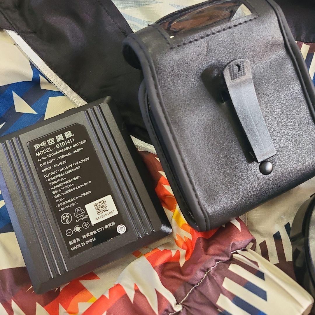 空調服　服　ファン　バッテリー　充電器　セット　ワークマン　LL
