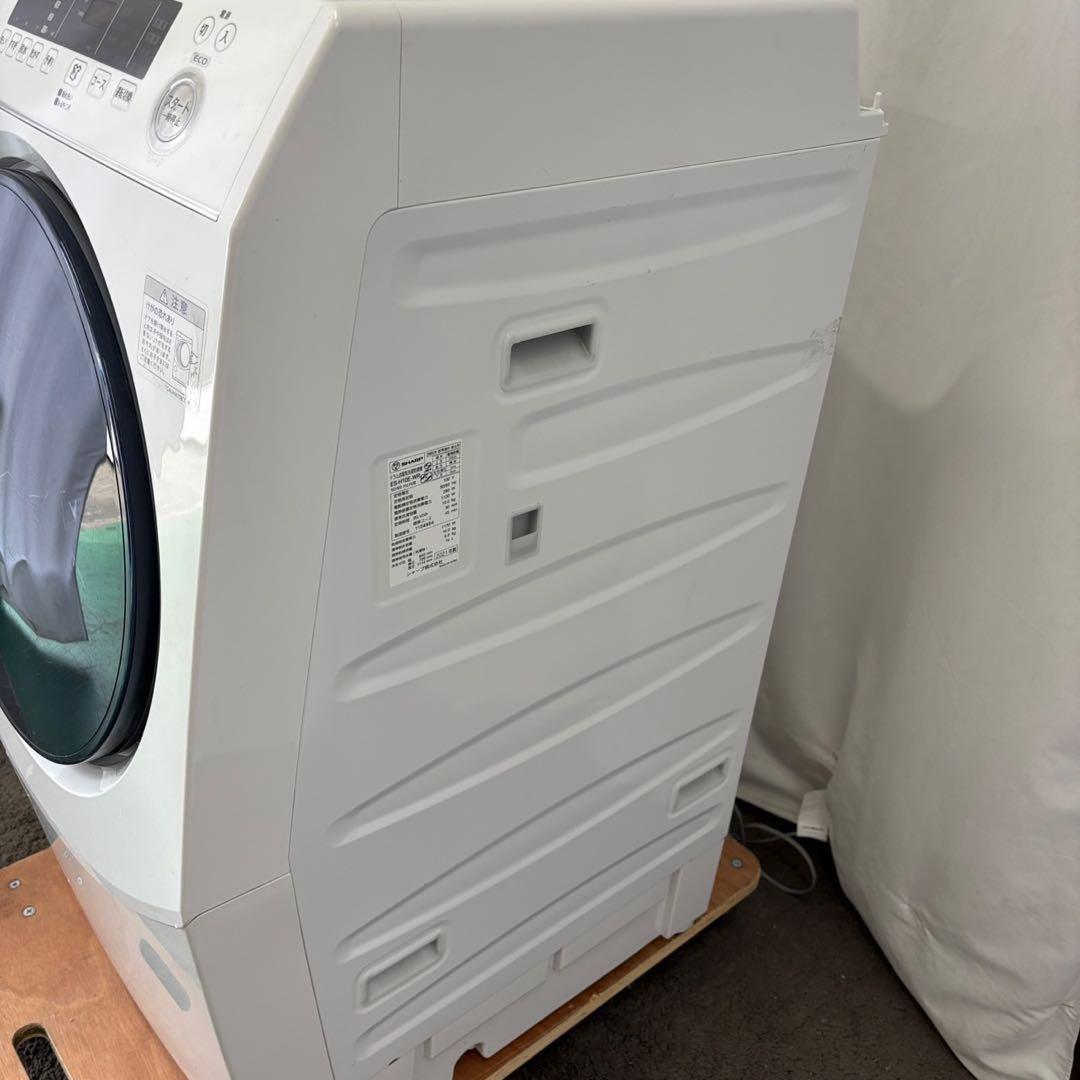 942N　SHARP　ドラム式洗濯機　10キロ　綺麗　21年製　設置無料　安い‼️