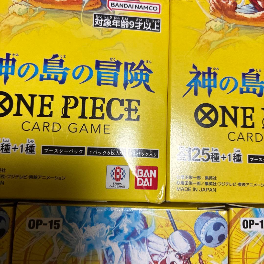 ONE PIECE 神の島の冒険 未開封 テープ付き　11BOX