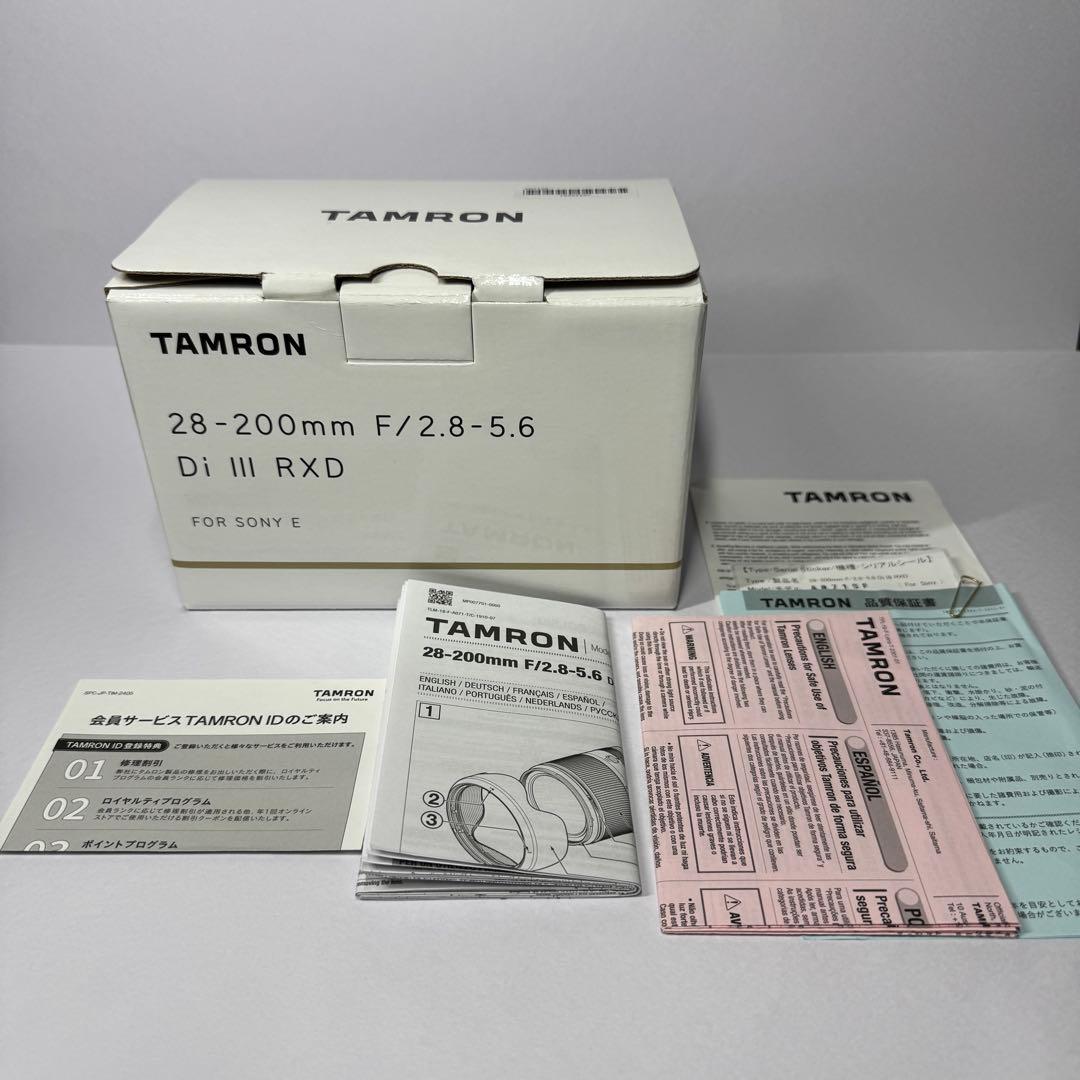 【保証6ヶ月】TAMRON 28-200 F2.8-5.6 Di III RXD