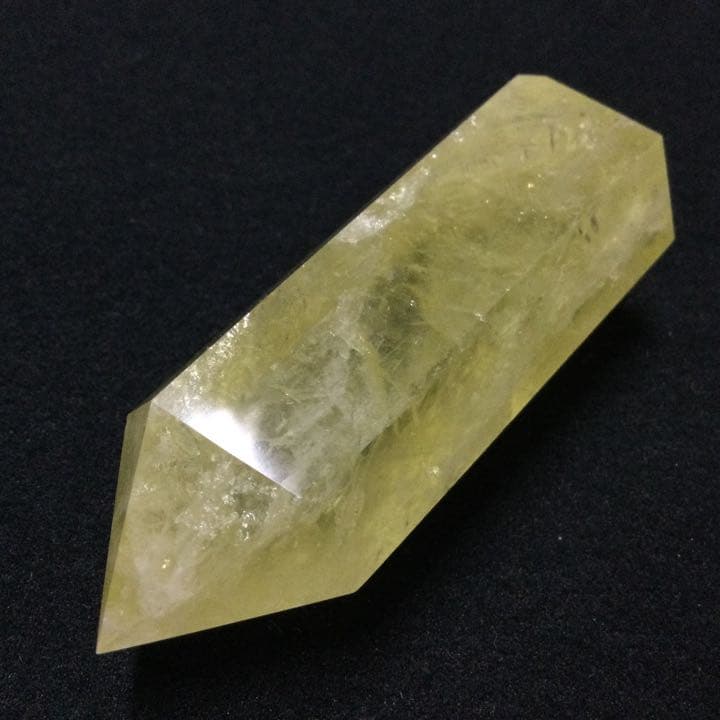 【金運＆開運！幸運の石】天然石 虹入りシトリン 六角柱 原石