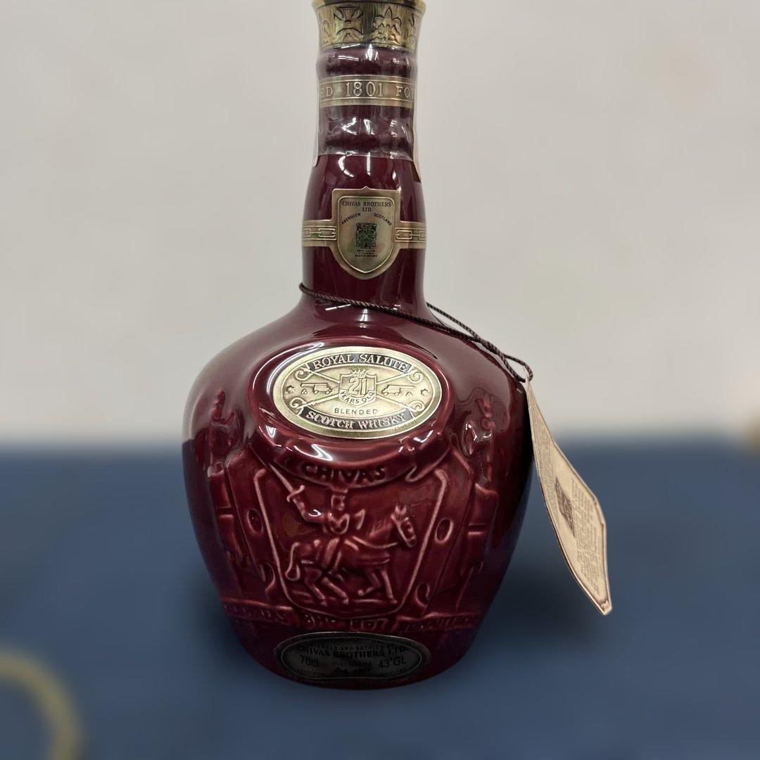 【未開栓】ロイヤルサルート 21年 陶器ボトル スコッチウイスキー 700ml