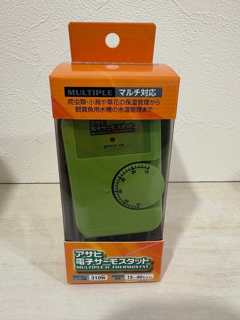 セラミックヒーターカバー付・アサヒ電子サーモスタットセット