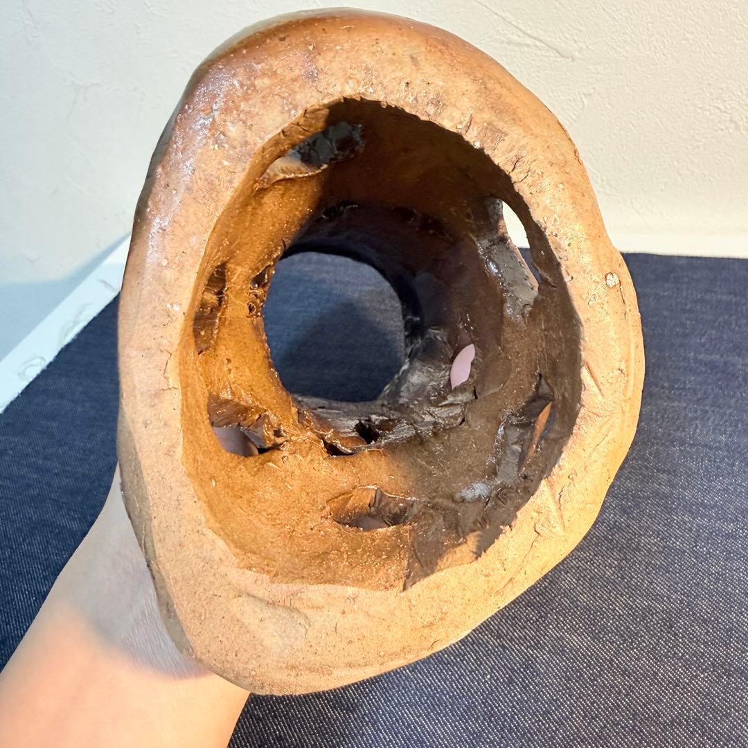 昭和レトロ ガラス 燭台 火袋 燈籠 キャンドルスタンド ヴィンテージ 重厚